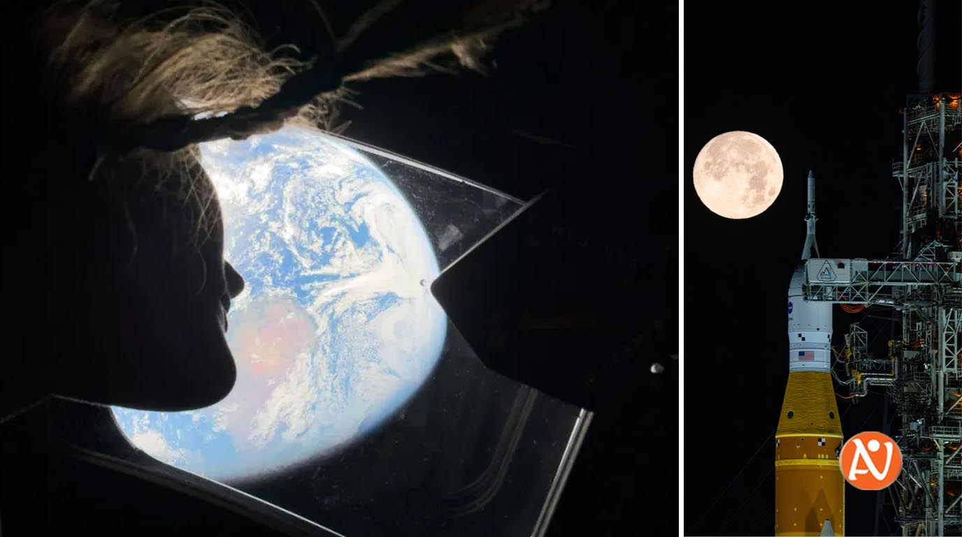 مشهد مهيب للأرض من مسافة 400 ألف كيلومتر